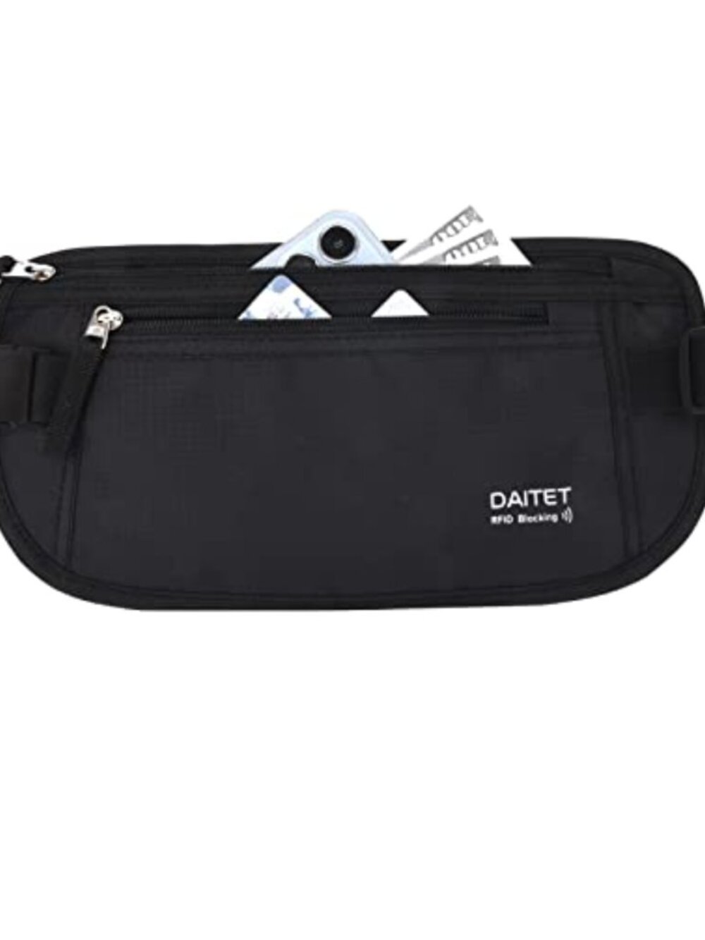 RFID Blocking Money Belt Passport Holder Hidden Travel Wallet Fanny Pack